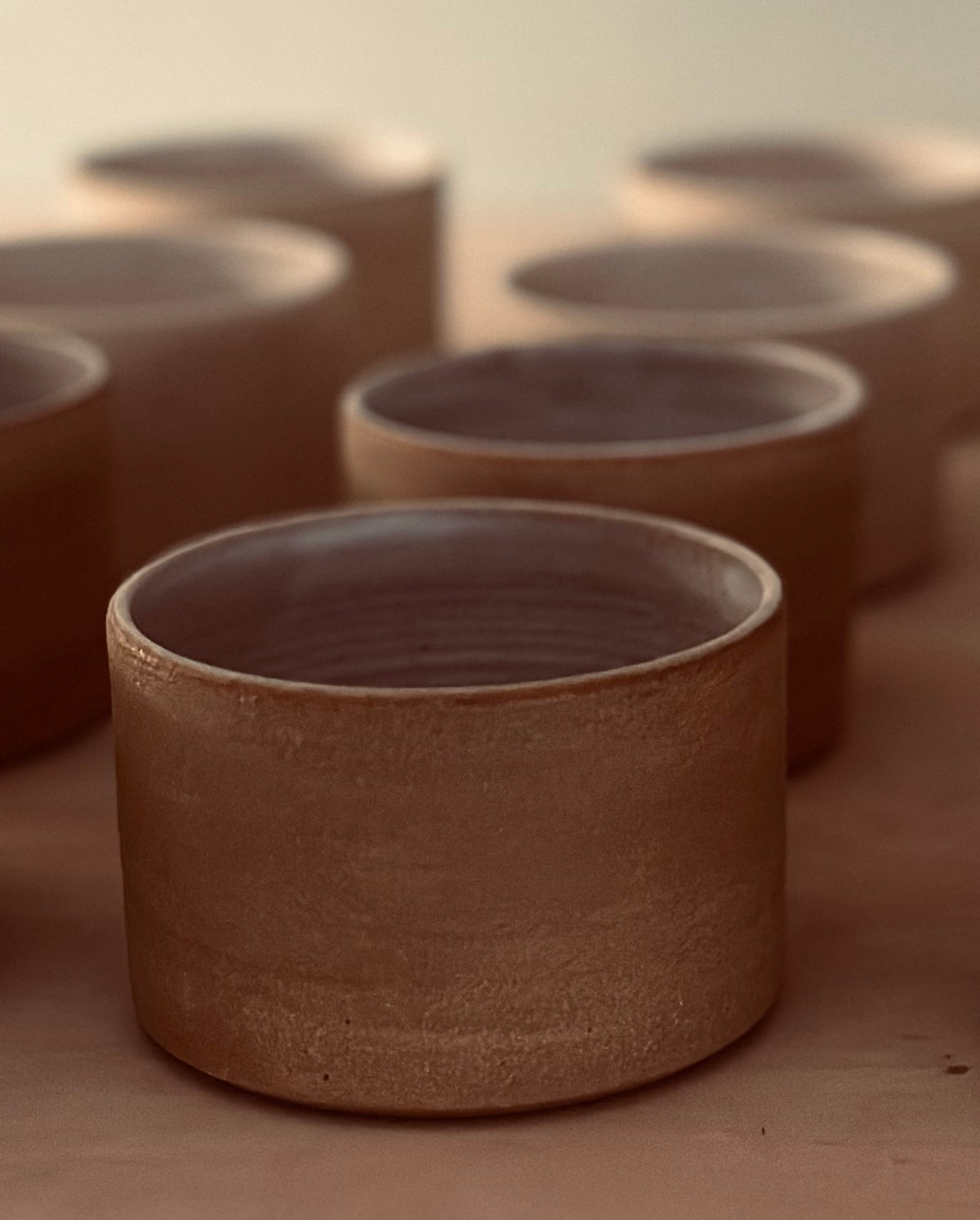 Koffie kopjes licht bruin