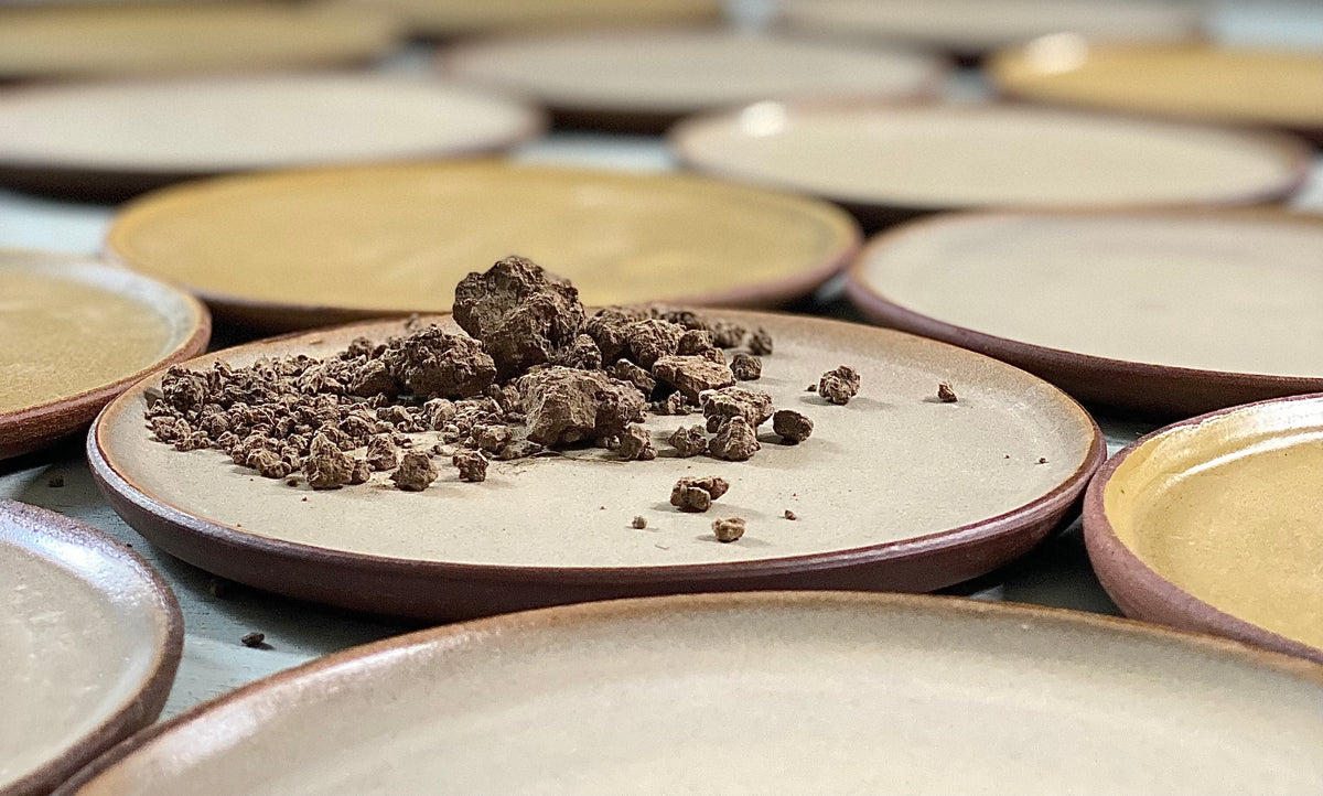 Terra steengoed gebaks/dessert borden