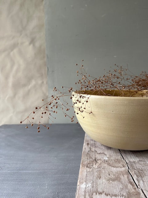 Grote schaal van lichte steengoedklei natuurlijke lokale ijsselkleipigmenten